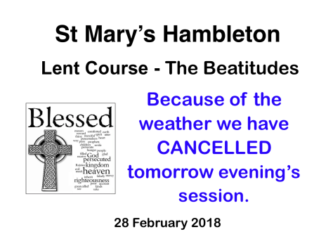 LC - 1-3-18 Cancelled