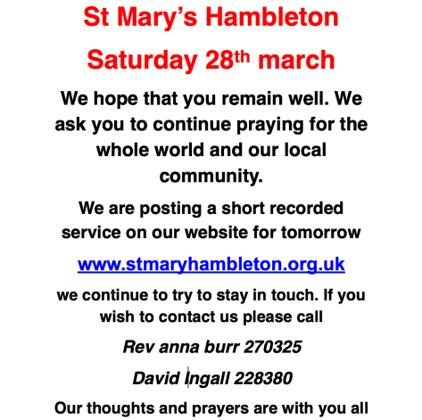 Service - 29March2020