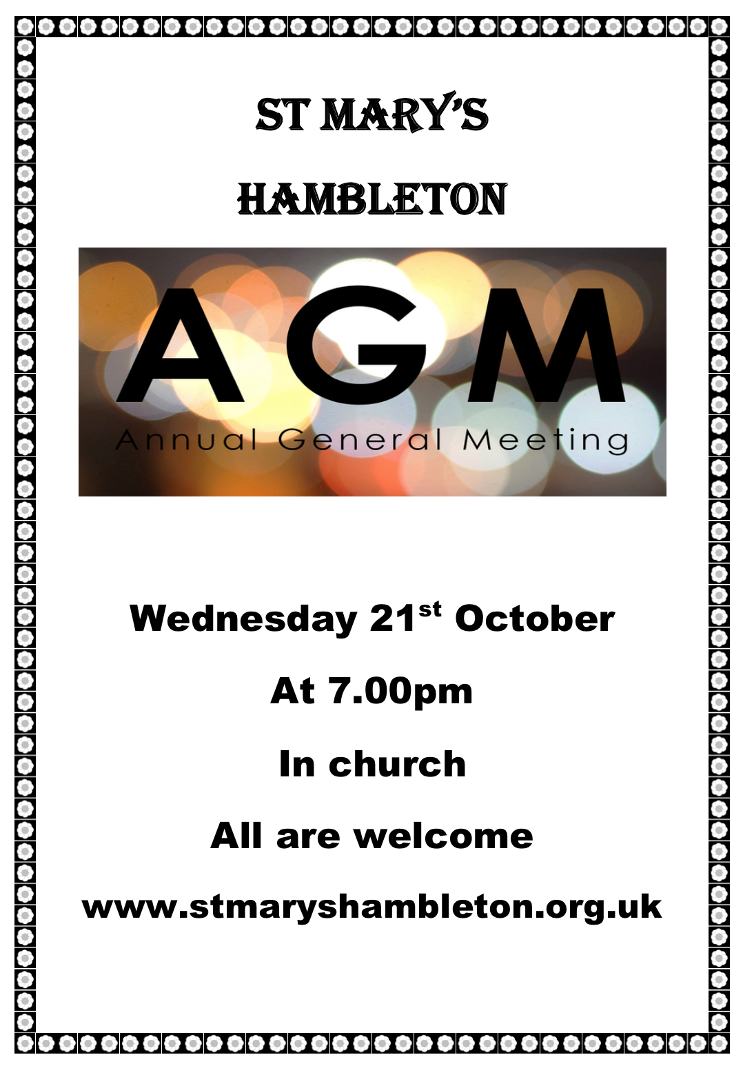 AGM - 21st October 2020