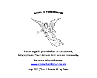 Advent - An Angel in your window