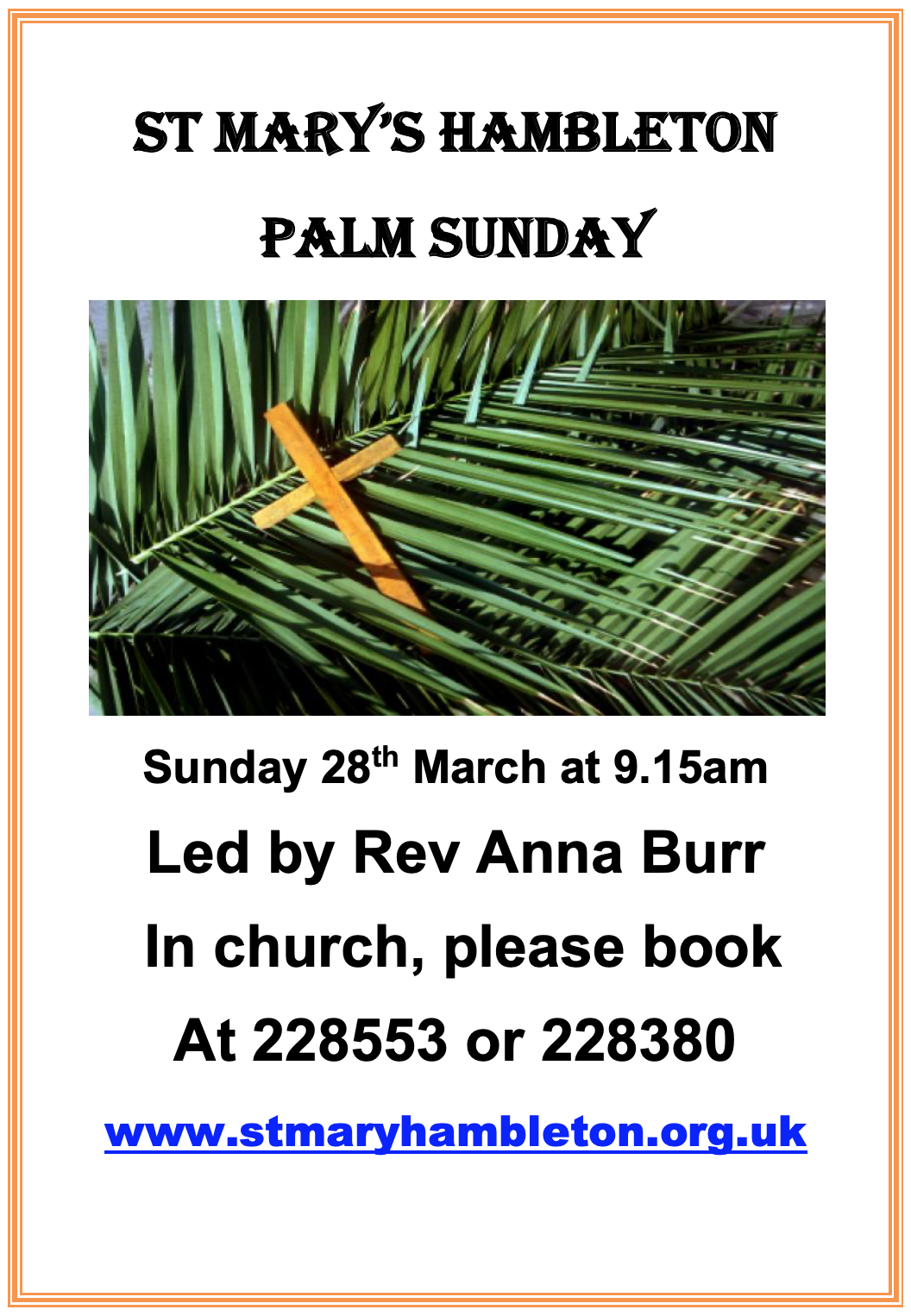 Notice - 28th March 2021