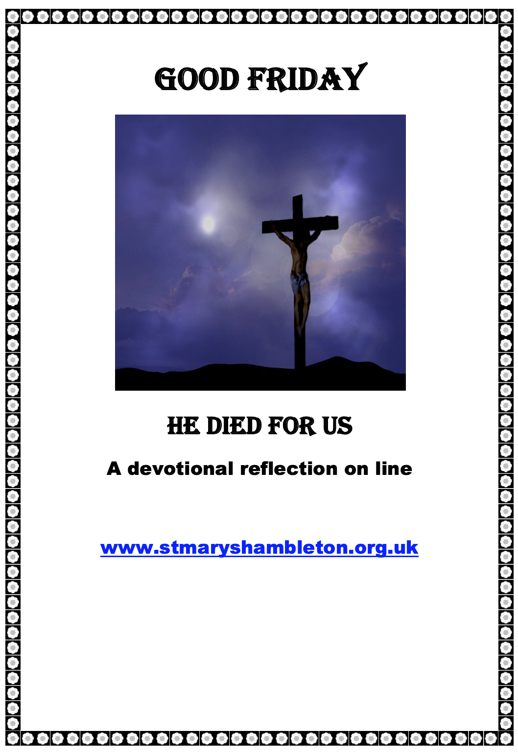 Notice - Good Friday 2021